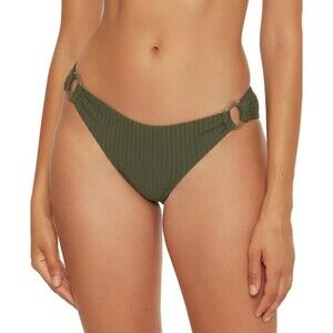 BECCA Line in the Sand Textured Cactus Green Bikini Bottom